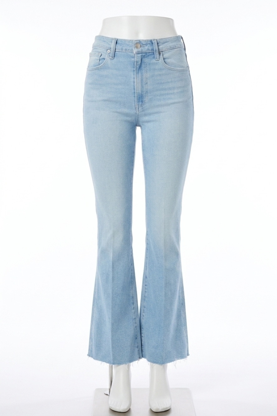 NEW PAIGE women's marlow skimmer jeans in blue